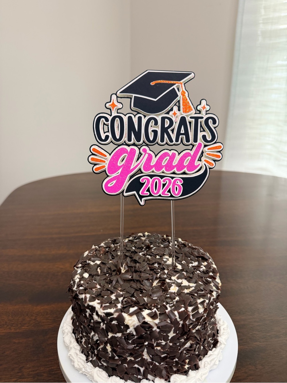 Personalized Graduation Cake Topper | Custom Grad Cap, Congrats Grad 2026 - Picture 6 of 12